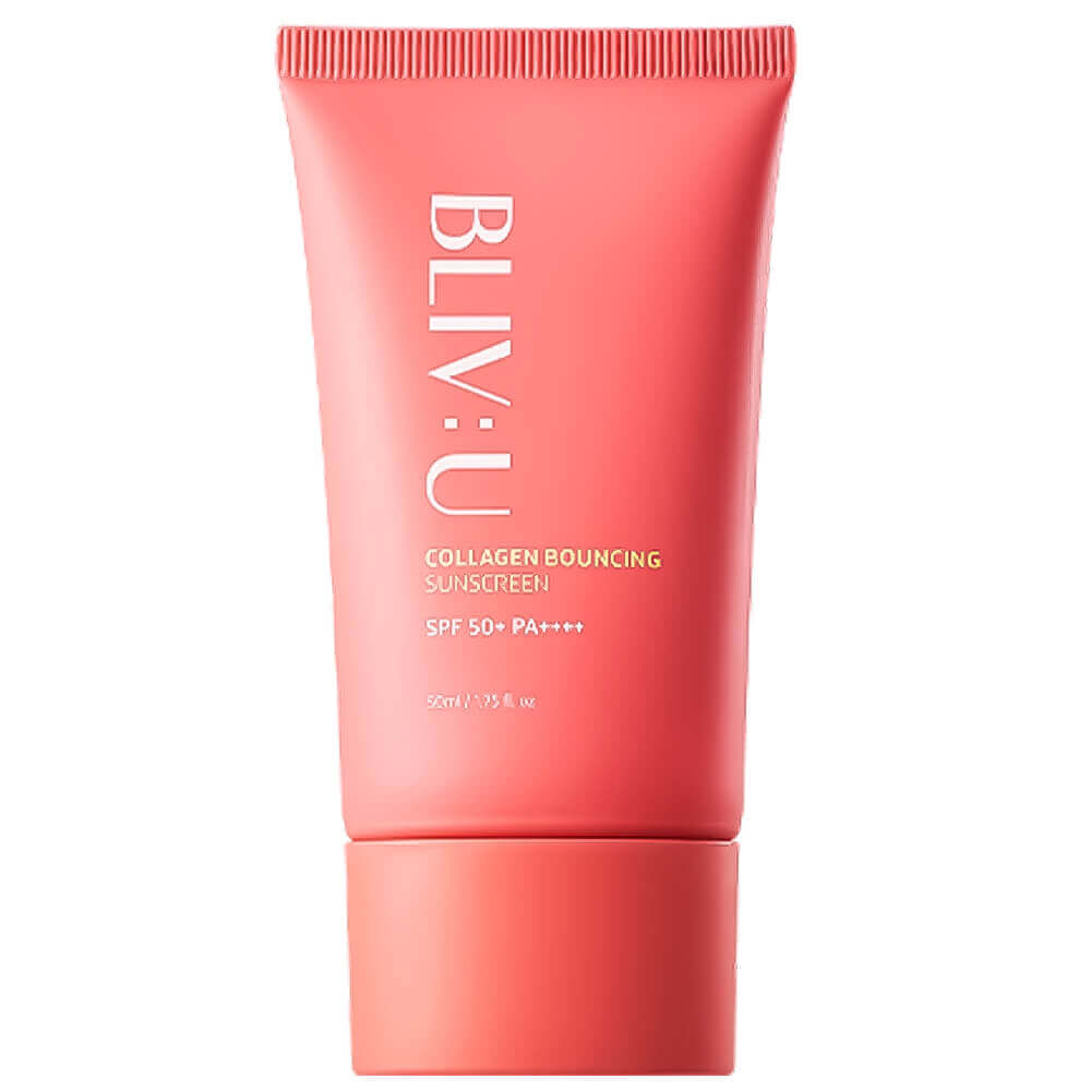 Коллагеновый солнцезащитный крем с пептидами BLIV:U Collagen Bouncing Sunscreen SPF50+PA++++ 50ml
