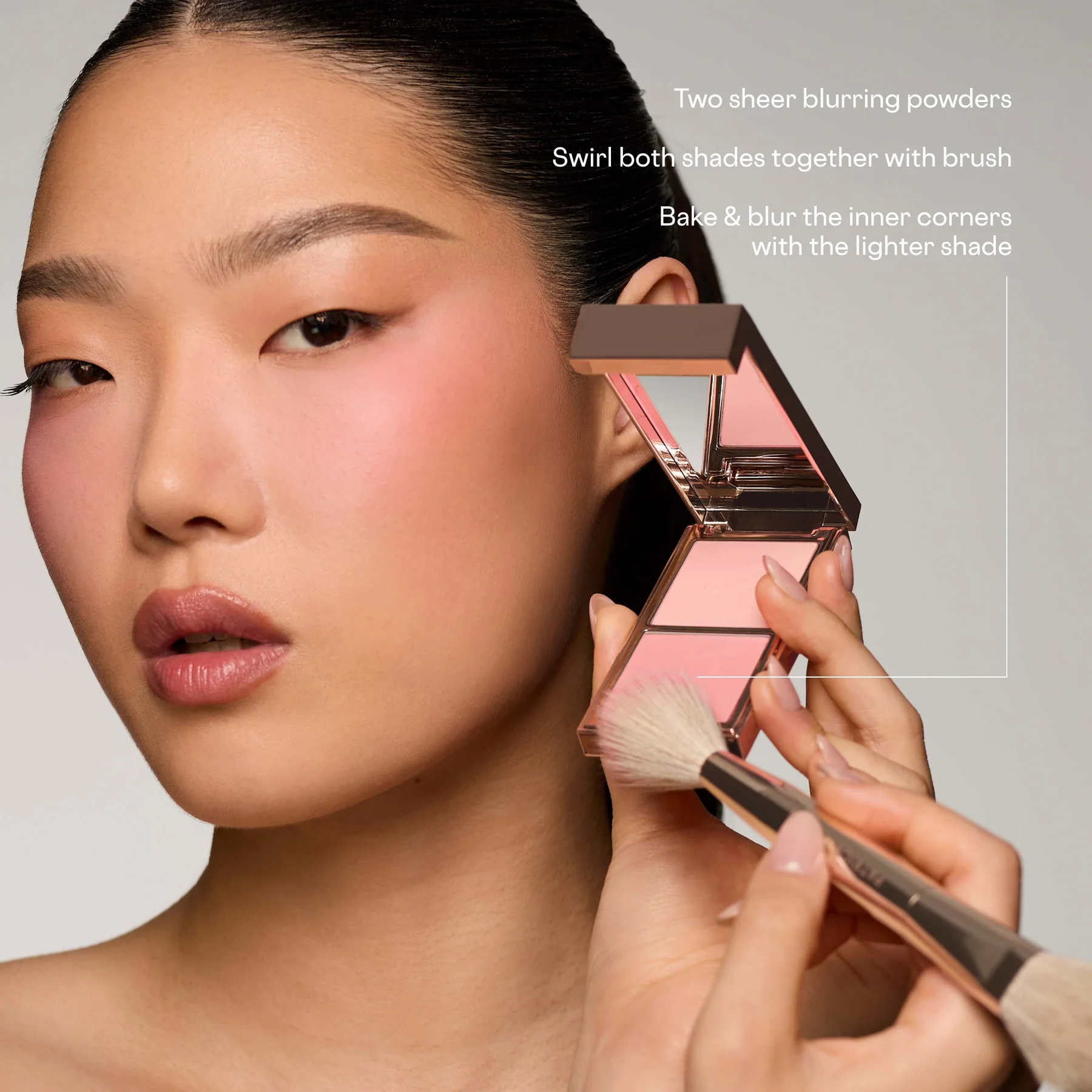 Палетка румян PATRICK TA for face Transition Blurring Blush Duo оттенок Shy at First