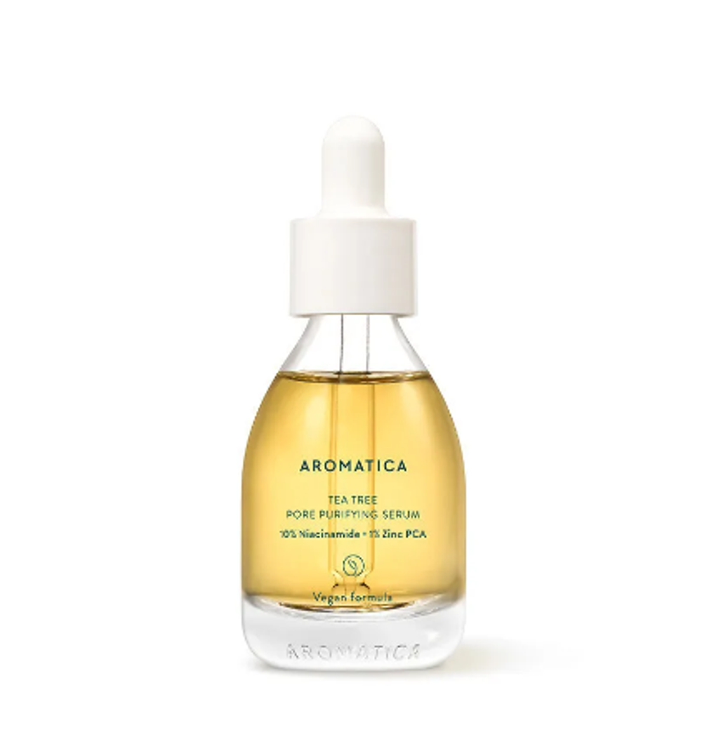 Сыворотка с ниацинамидом и цинком для проблемной кожи Tea Tree Pore Purifying Serum AROMATICA Tea Tree Pore Purifying Serum 30мл