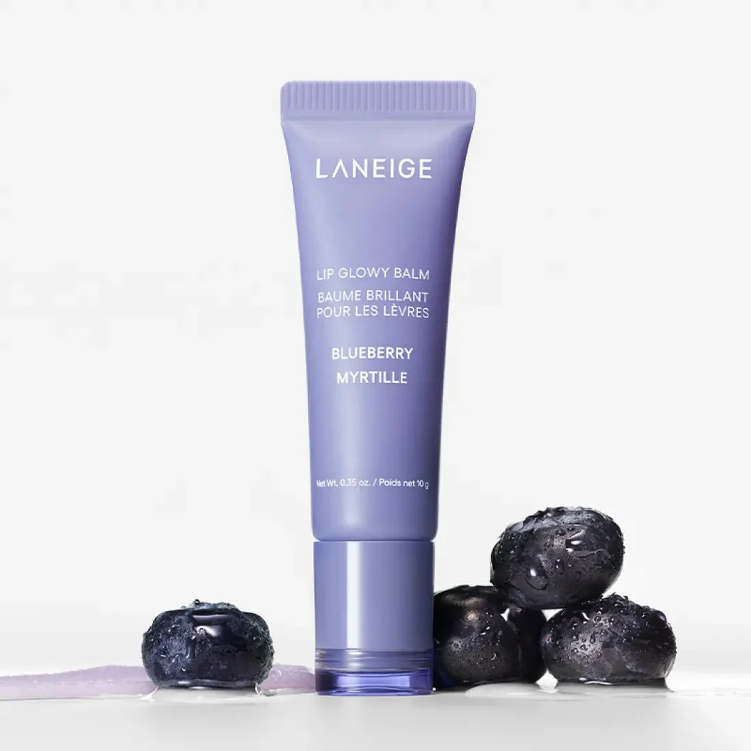 Блеск-бальзам для губ Laneige Lip Glowy Balm Blueberry (Blue tint) 10мл