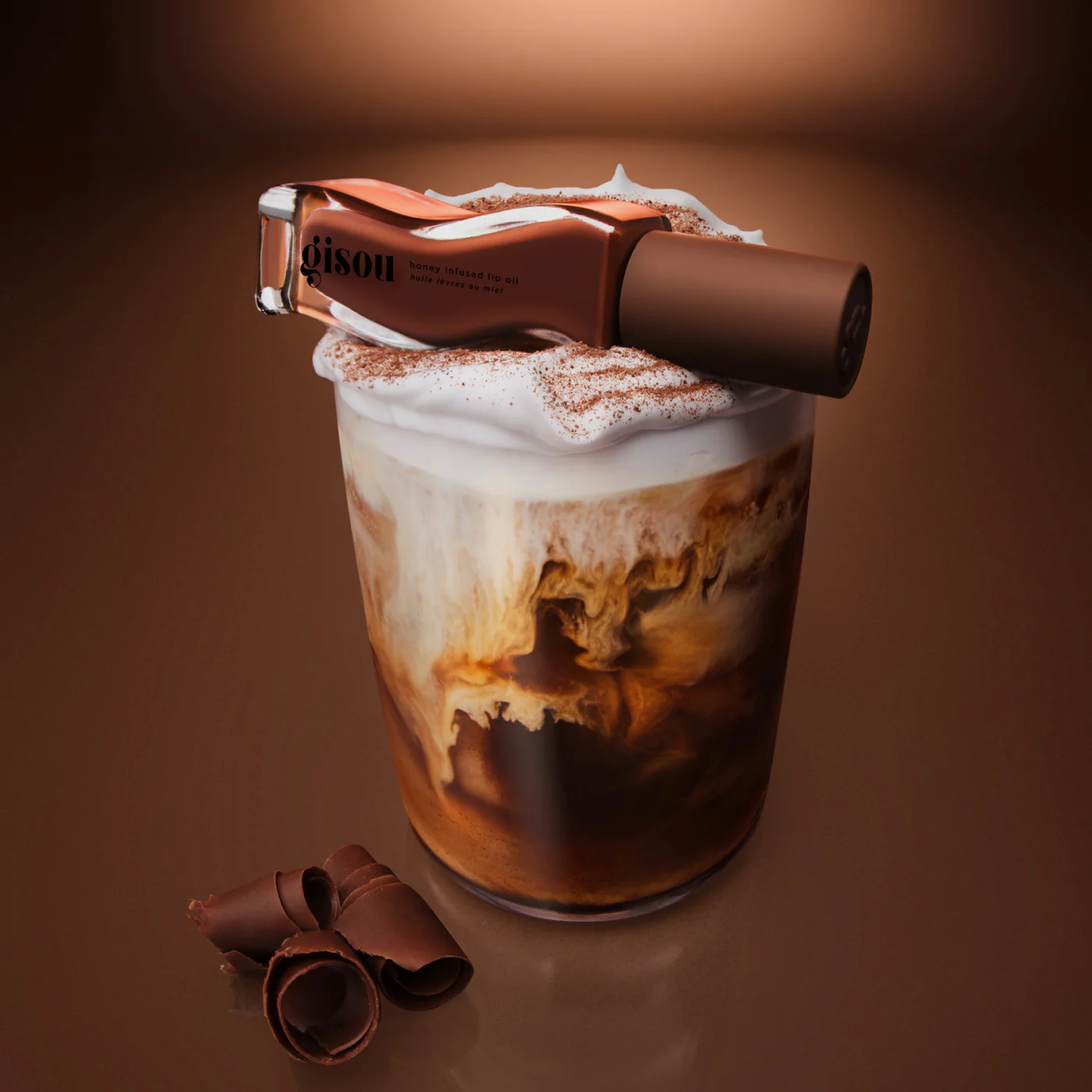 Масло для губ Gisou Honey Infused Lip Oil оттенок Milky Mocha 8мл