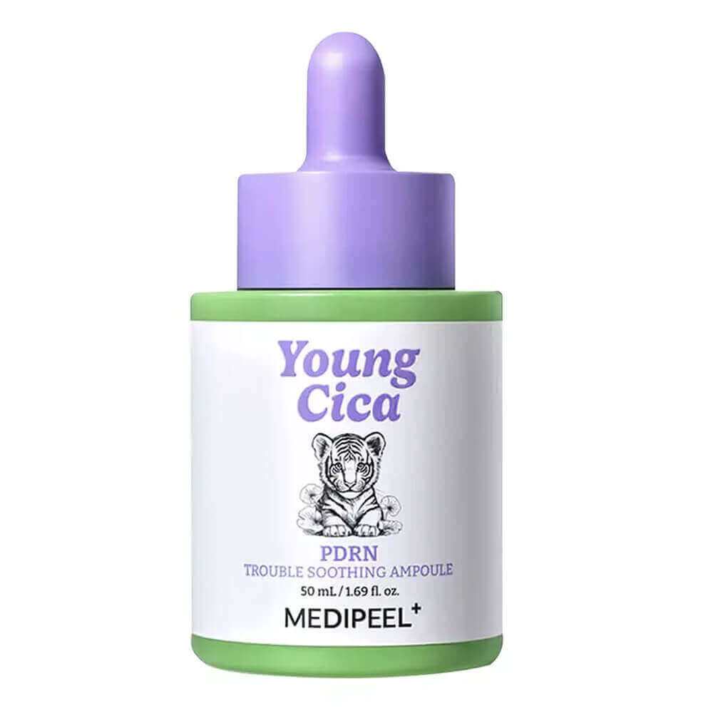 Успокаивающая ампула с центеллой и ПДРН MEDIPEEL Young Cica PDRN Trouble Soothing Ampoule 50ml