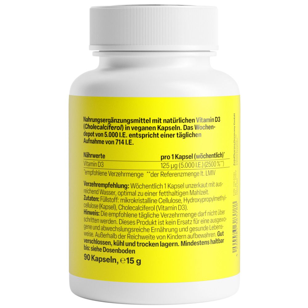 Витамин D3 5000 I.E. ZeinPharma 90 капс
