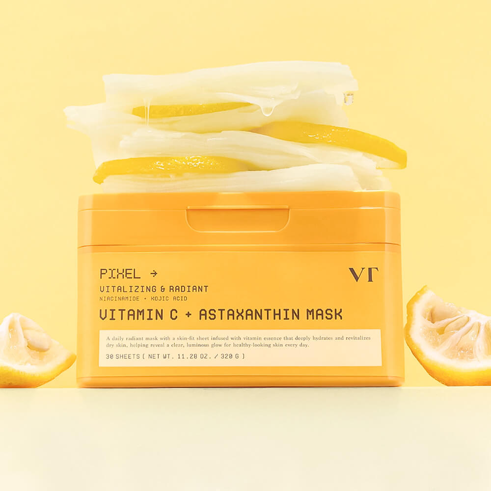 Набор осветляющих масок с астаксантином VT Cosmetics Vitamin C Astaxanthin Mask 30шт