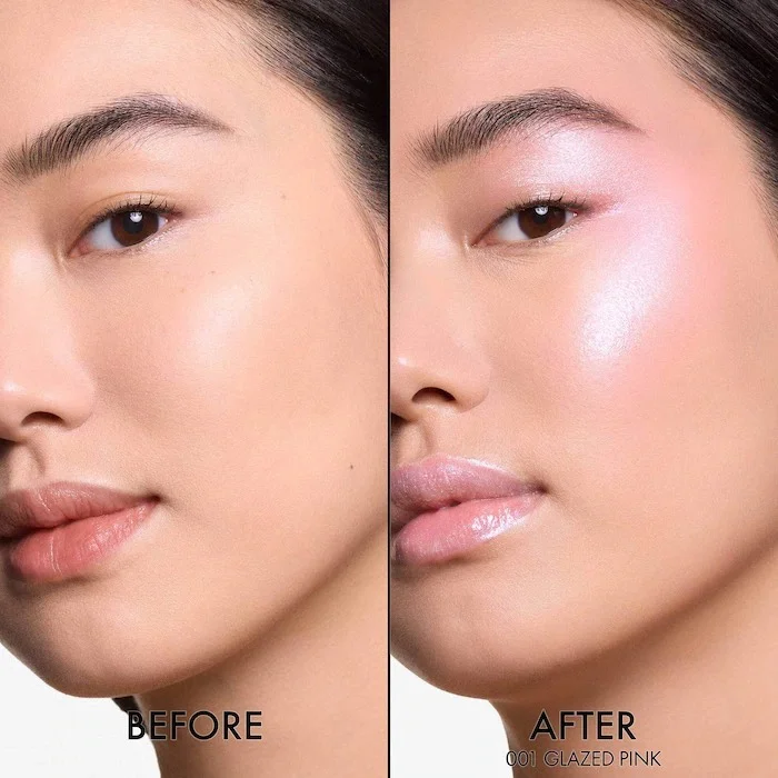 Хайлайтер в стике Dior Glassy Glow Stick Multi-Use Stick Highlighter Balm оттенок 001 Glazed Pink