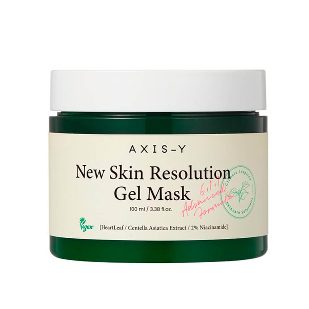 Успокаивающая гелевая маска с хауттюйнией AXIS-Y New Skin Resolution Gel Mask 100ml