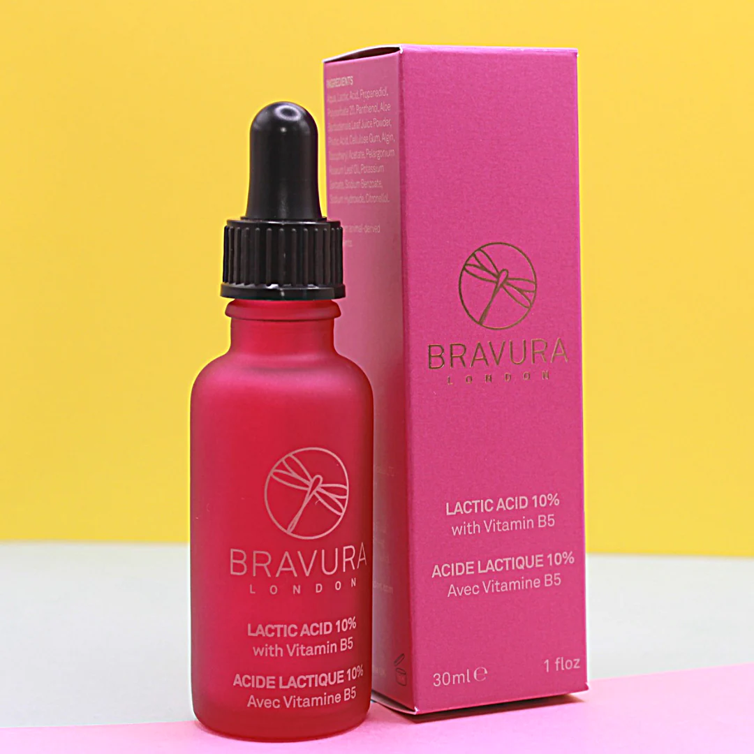 Пилинг для лица с молочной кислотой и витамином B3 Bravura London Glycolic Acid 10% Peel with Vitamin B5 30ml