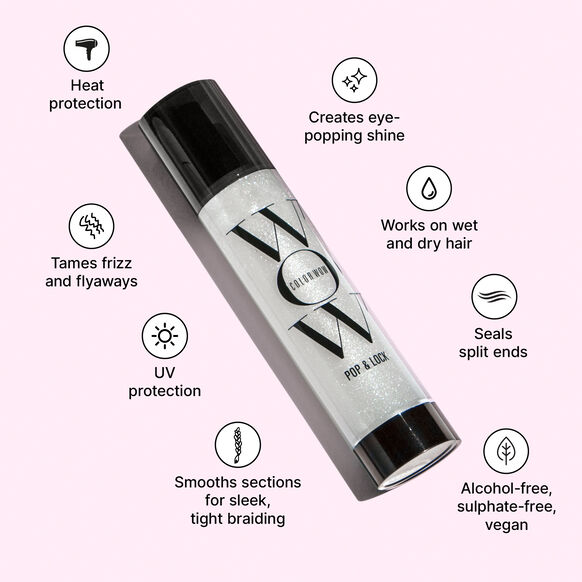 Разглаживающая сыворотка для блеска волос Color Wow Pop and Lock Shellac Gloss 55ml
