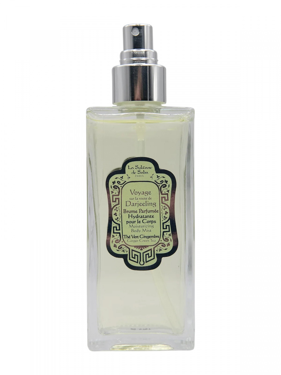 Парфюмированный увлажняющий спрей дымка для тела Зеленый чай Имбирь La Sultane de Saba Ginger Green Tea Mist 200мл