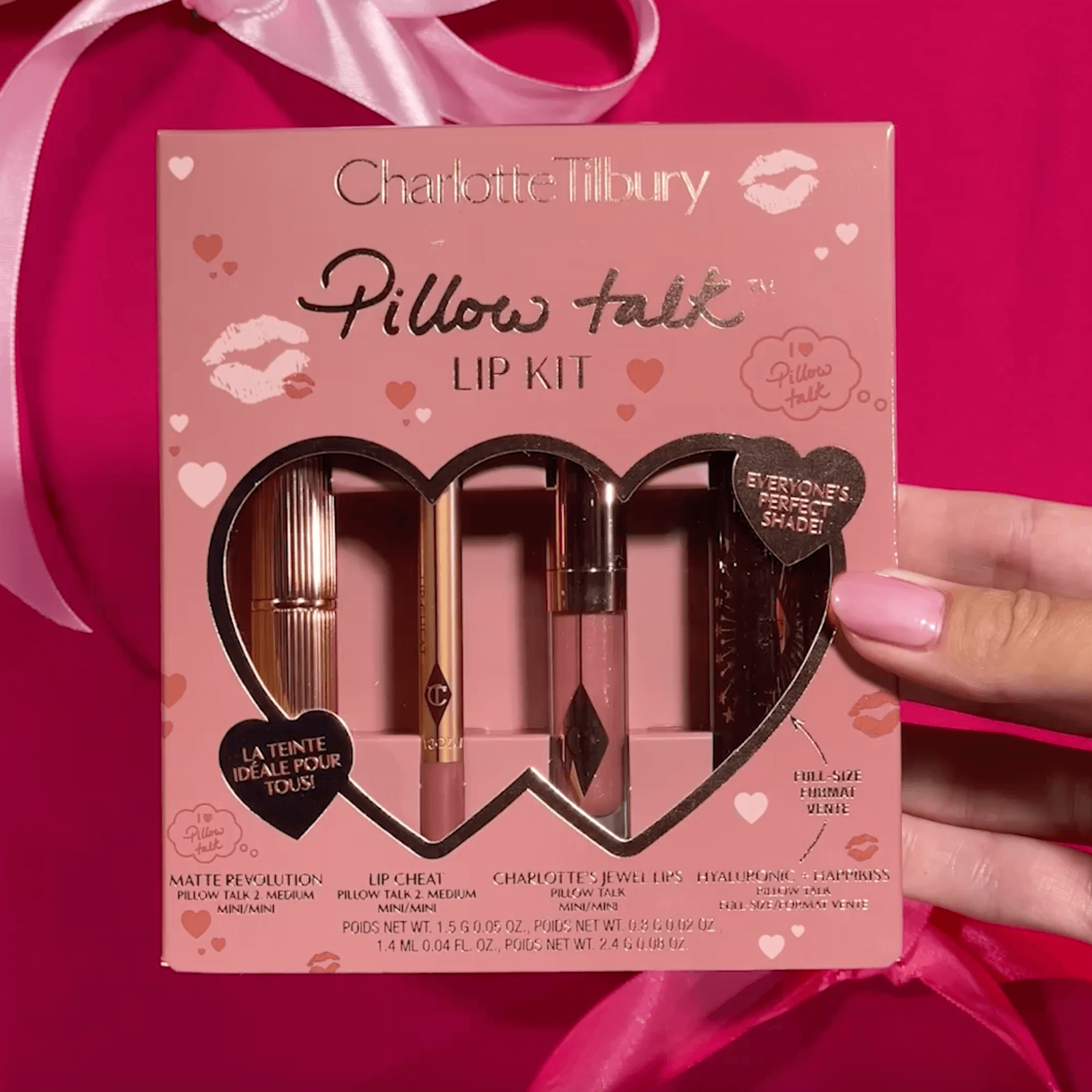 Подарочный набор для губ Charlotte Tilbury Pillow Talk Lip Wardrobe Set