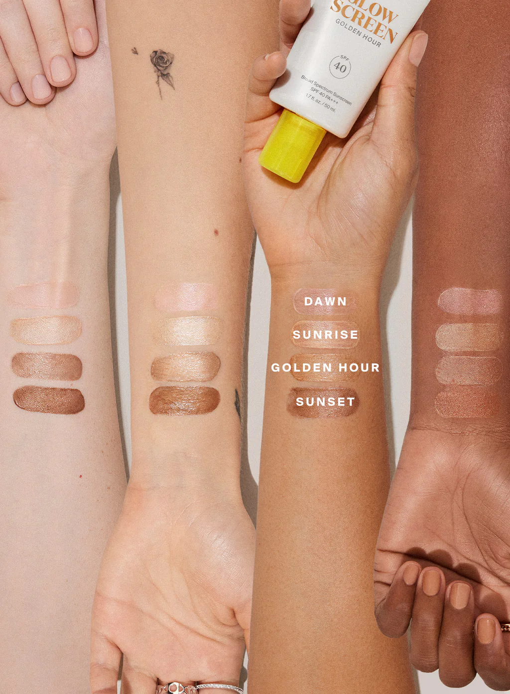 Тонирующий солнцезащитный праймер с эффектом сияния SUPERGOOP! Glowscreen Sunscreen SPF 40 PA+++ 50ml