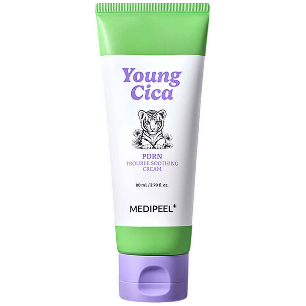 Успокаивающий крем с центеллой и ПДРН MEDIPEEL Young Cica PDRN Trouble Soothing Cream 80ml