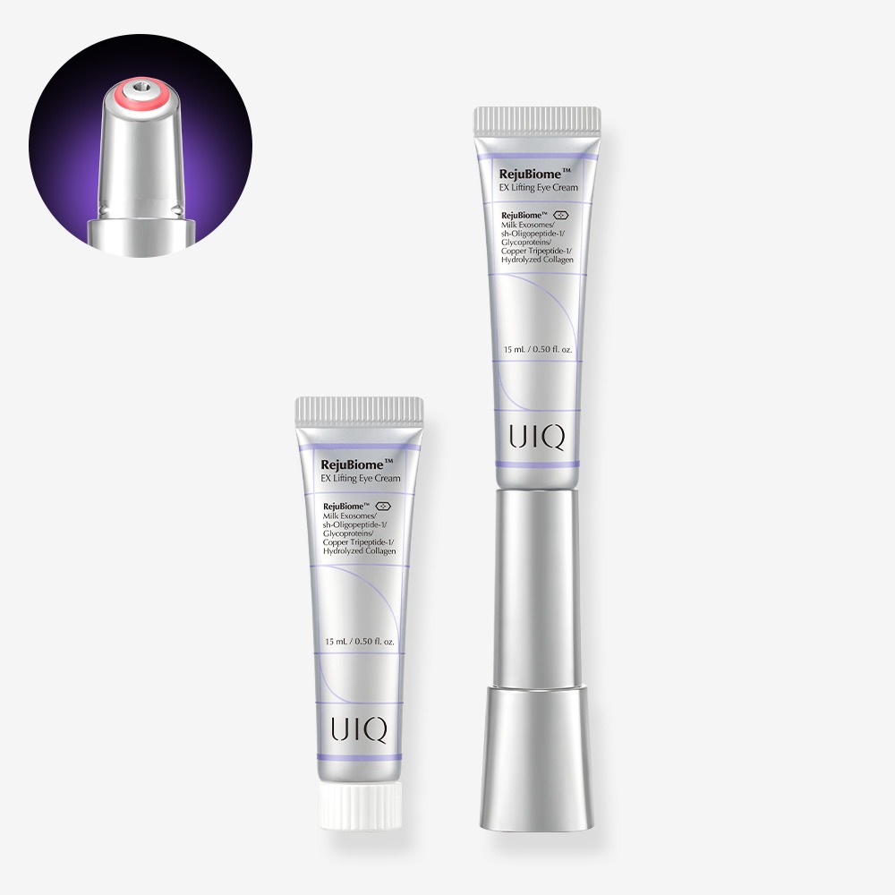 Микротоковый крем для век с лифтинг-эффектом UIQ RejuBiome EX Lifting Eye Cream 15ml