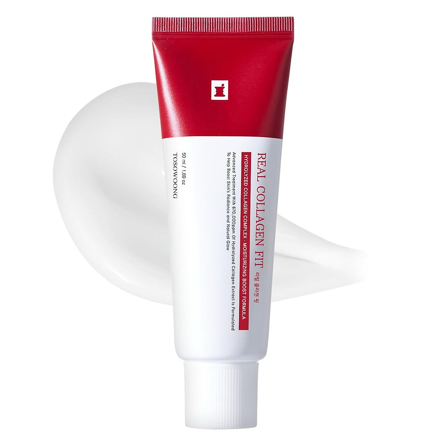 Коллагеновая маска с лифтинг эффектом TOSOWOONG Real Collagen Fit Cream Skin Elasticity Glowing Water Glow Pack