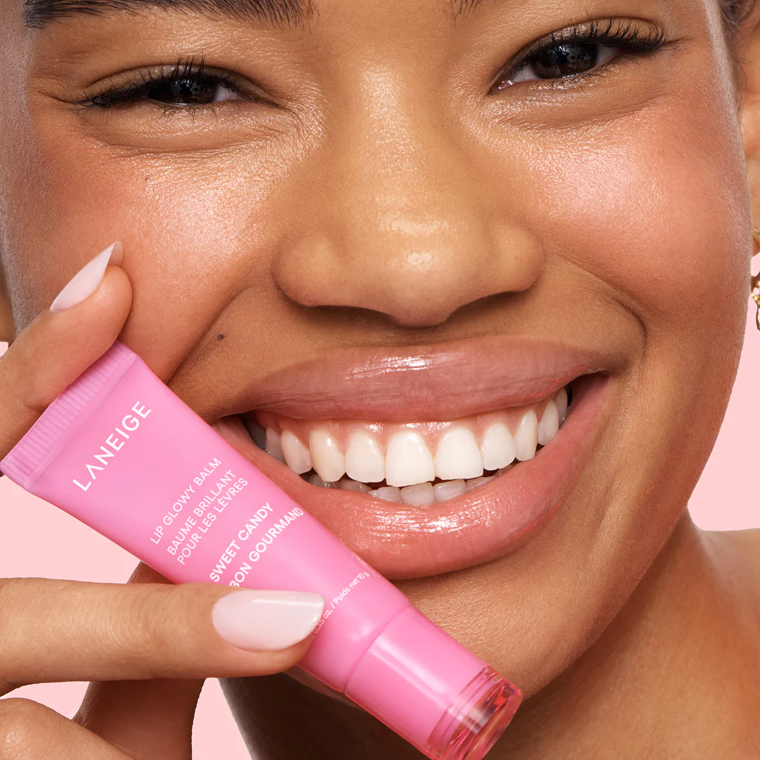 Блеск-бальзам для губ Laneige Lip Glowy Balm Sweet Candy (Pink tint) 10мл