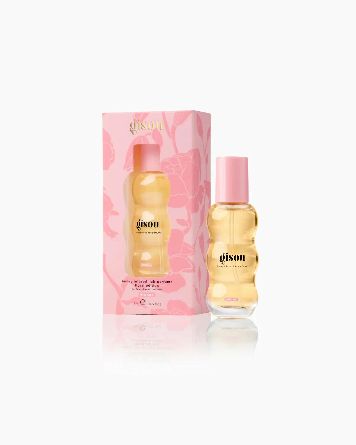 Парфюм-дымка для волос GISOU Honey Infused Hair Perfume аромат Wild Rose 15мл