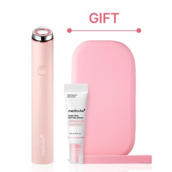 Массажер для ухода за кожей набор Medicube Booster Pro Mini Pink Edition Pink розовый
