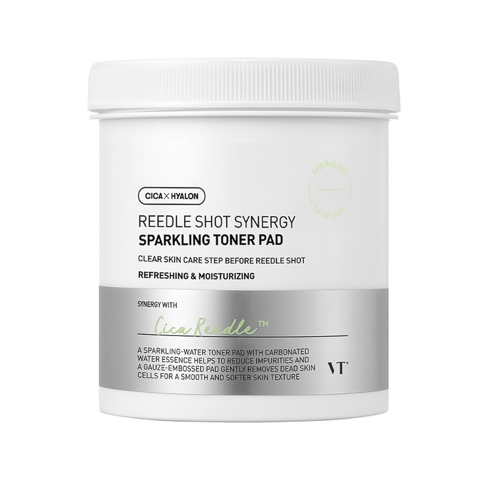 Обновляющие пэды с газированной водой VT Cosmetics Reedle Shot Synergy Sparkling Toner Pad 80шт