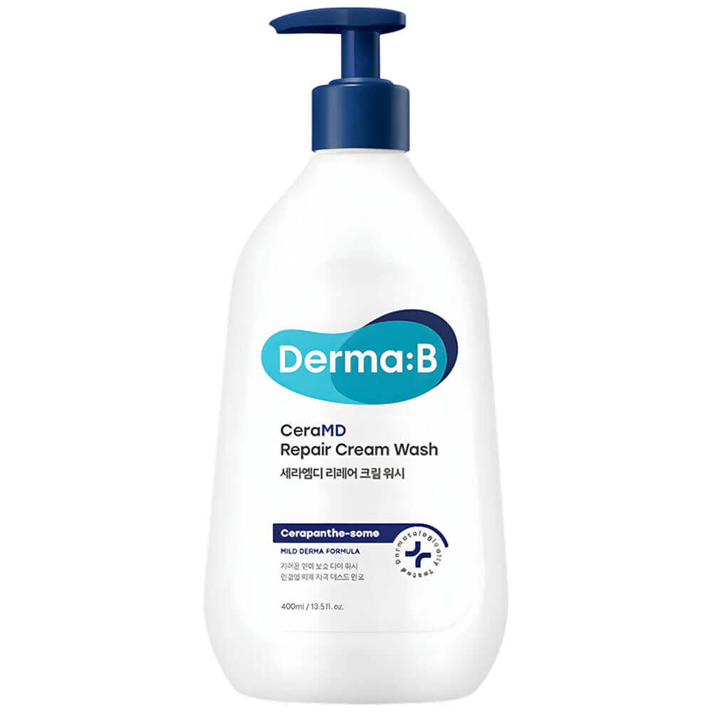 Увлажняющий крем-гель для душа Derma:B CeraMD Repair Cream Wash 400мл