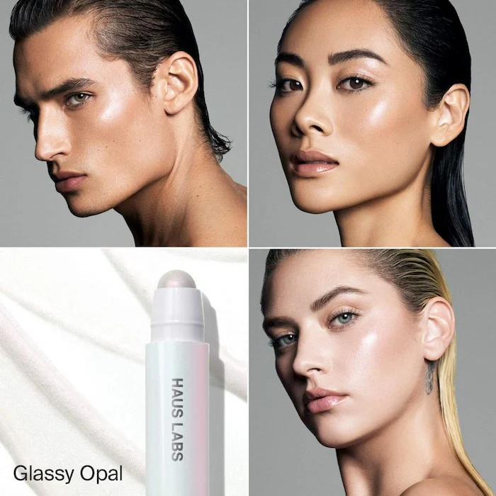 Cтик-хайлайтер HAUS LABS Bio-Radiant Glassy Highlighter Balm оттенок Glassy Opal 