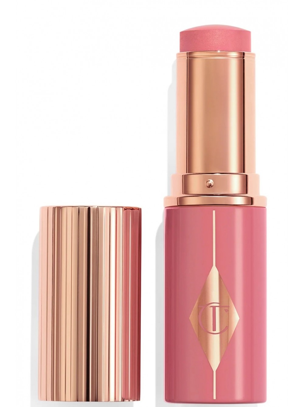 Кремовые румяна в стике Charlotte Tilbury Unreal Blush Stick оттенок Rosy Glow