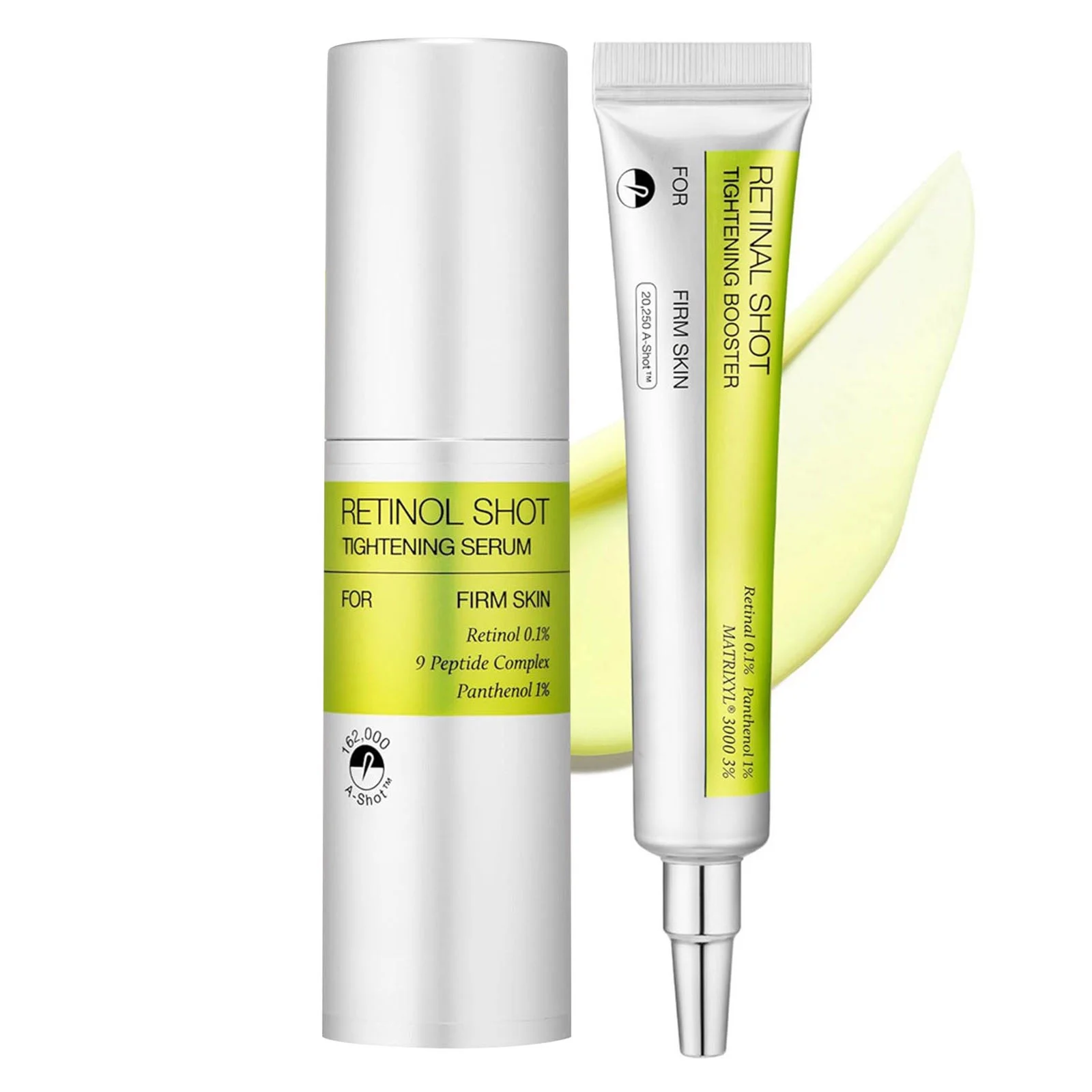 Набор хитов The Vita-A Retinol Shot Tightening Serum и Лифтинг бустер-крем с ретиналем 0,1%  The Vita-A Retinal Shot Tightening Booster retinol