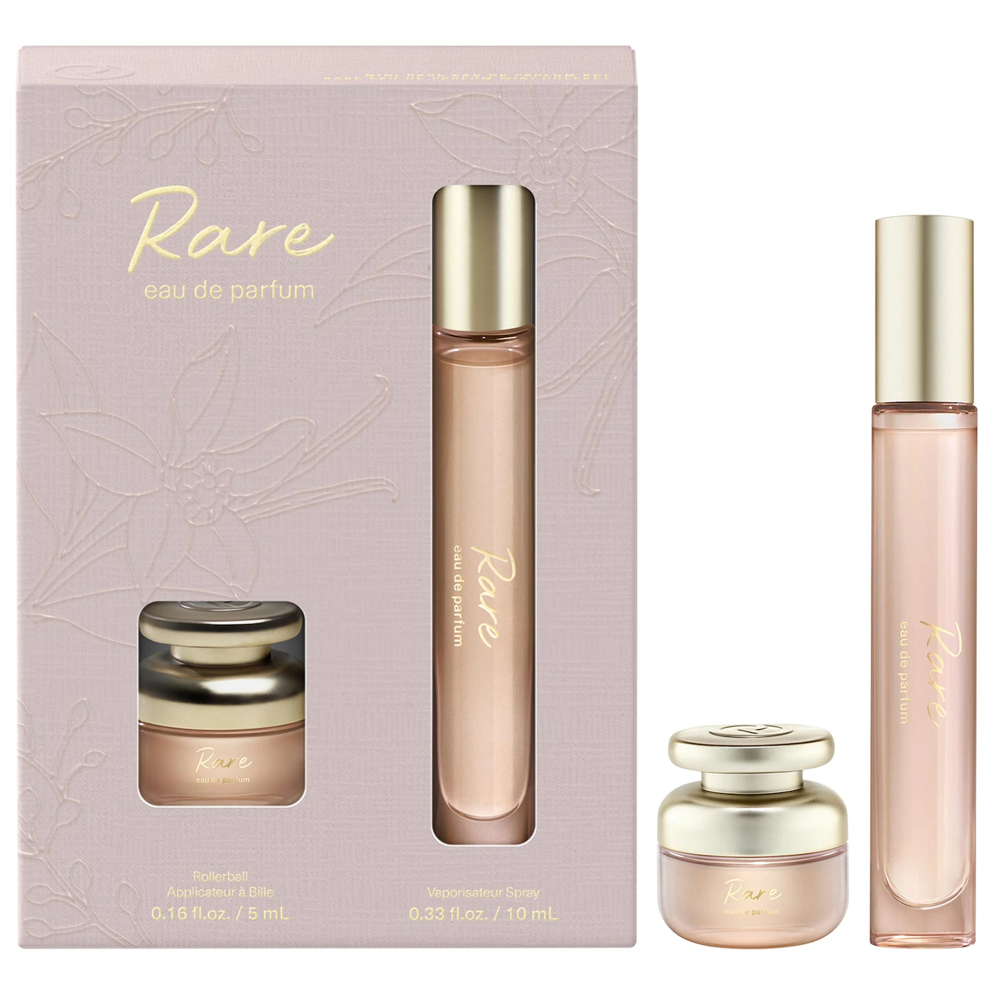 Набор парфюма Rare Beauty by Selena Gomez  Mini Rare Eau de Parfum Set with Vanilla and Caramel 10+5ml