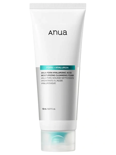 Увлажняющая пенка для умывания с ПДРН Anua PDRN Hyaluronic Acid Moisturizing Cleansing Foam 150ml