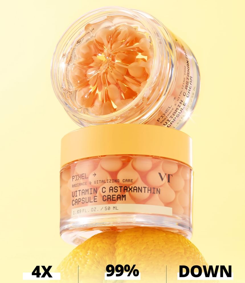 Капсульный крем с витамином C и астаксантином VT Cosmetics Vitamin C Astaxanthin Capsule Cream 50ml