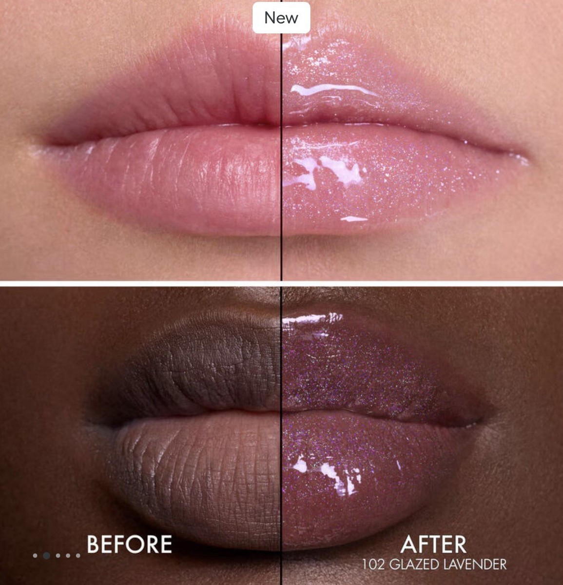 Масло для губ Dior Addict Lip Glow Butter оттенок 102 Glazed Lavender 10мл