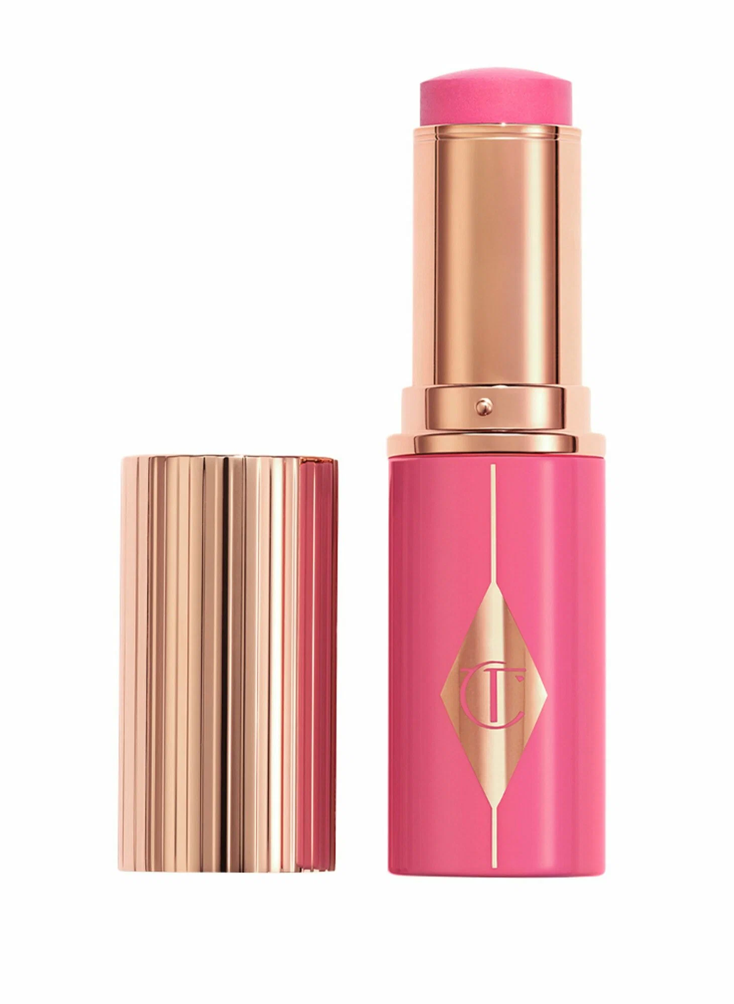 Кремовые румяна в стике Charlotte Tilbury Unreal Blush Stick оттенок Pinky Glow