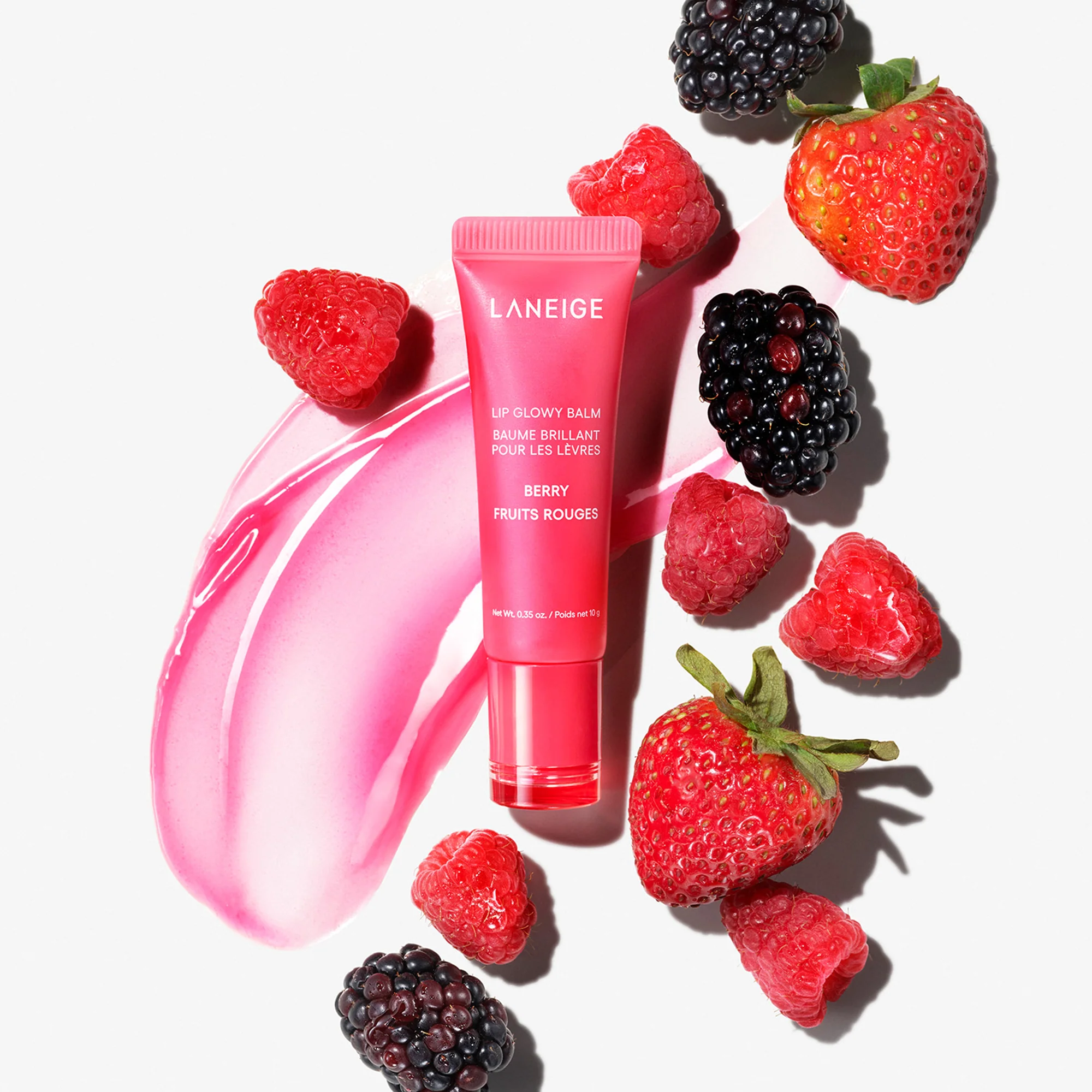 Блеск-бальзам для губ Laneige Lip Glowy Berry ягодный 10мл