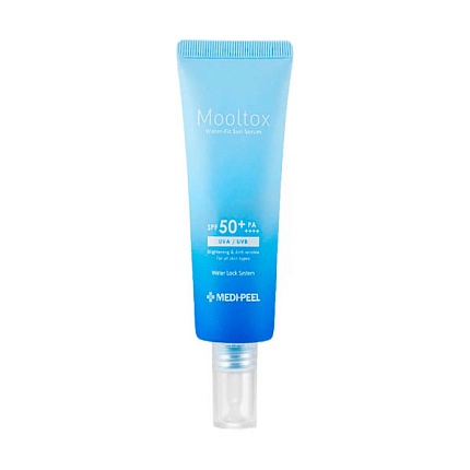 Ультраувлажняющая солнцезащитная сыворотка Medi-Peel Aqua Mooltox Water-Fit Sun Serum SPF 50+ PA++++ 50мл