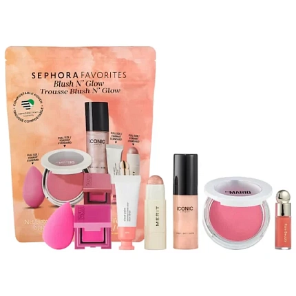 Лимитированный набор Sephora Blush N' Glow Blush Makeup Value Set