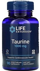 Таурин Taurine Life Extension 1000mg 90 капс.