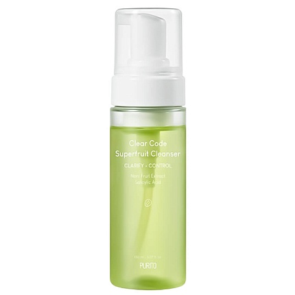 Противовоспалительная пенка для умывания с нони Purito Clear Code Superfruit Cleanser 150ml