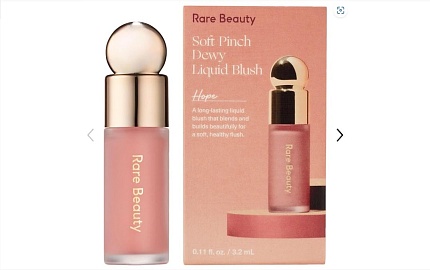 Жидкие румяна МИНИ Rare Beauty Soft Pinch Liquid Blush mini оттенок Hope 3.2мл