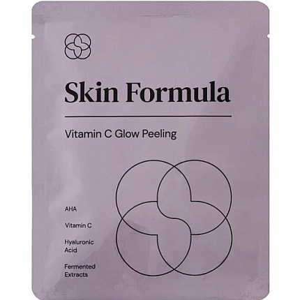 Омолаживающий пилинг для сияния и выравнивания тона кожи Skin Formula Vitamin C Glow Peeling 15ml