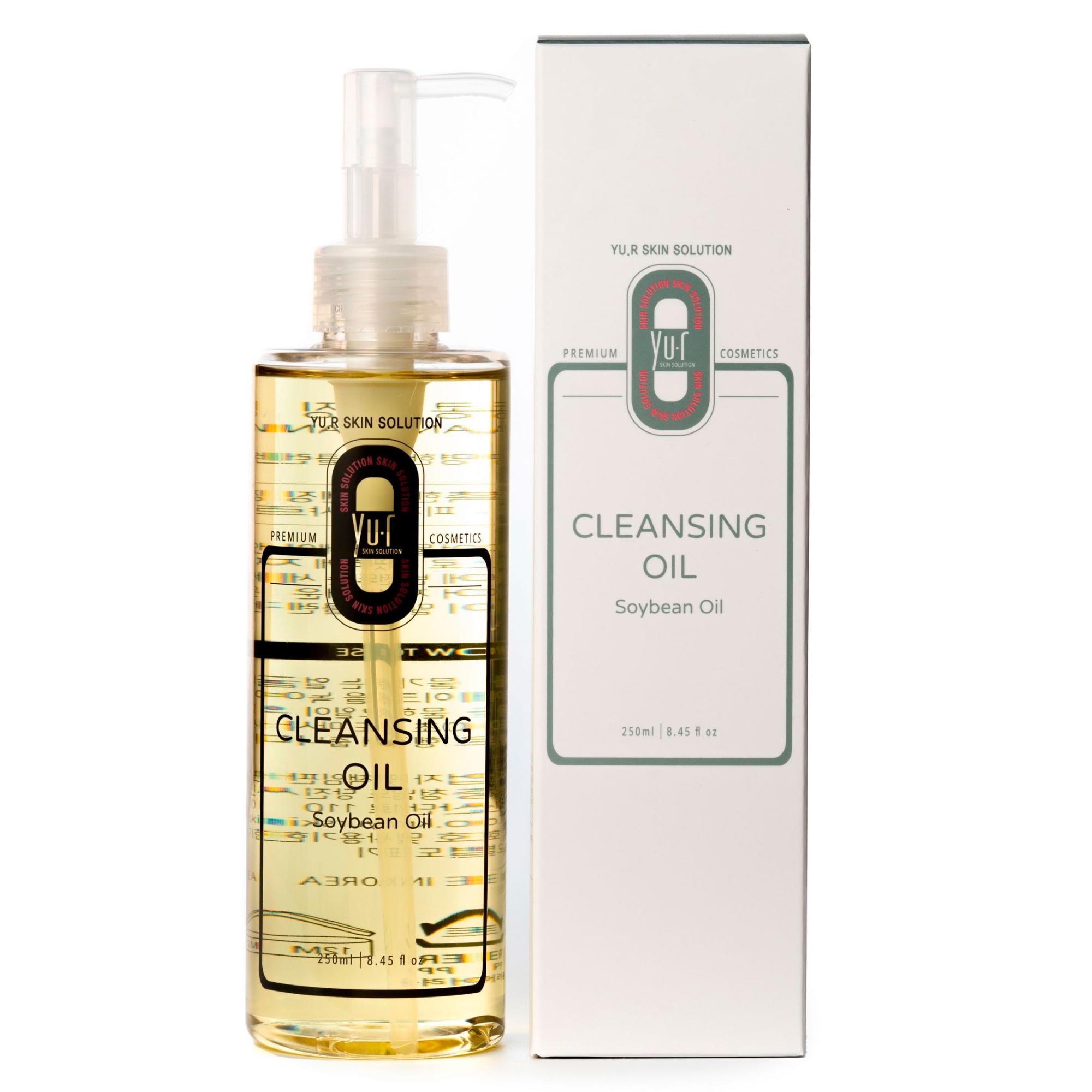 Смягчающее гидрофильное масло для всех типов кожи YU.R Solution Soybean Cleansing Oil 250мл