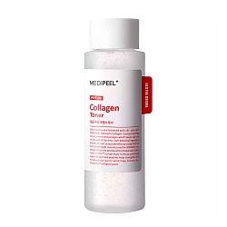 Веганский успокаивающий тонер-эссенция для эластичности пор Medi-Peel Red Lacto Collagen Soothing Essence Toner 200мл