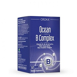 Комплекс витаминов группы B Orzax Ocean B Complex 50 капсул