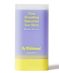 Солнцезащитный стик с бакучиолом By Wishtrend Pore Smoothing Bakuchiol Sun Stick SPF50+ PA++++ 18гр