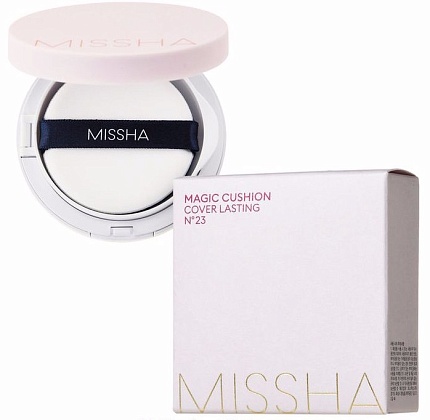 Классический тональный кушон Missha Magic Cushion Cover Lasting