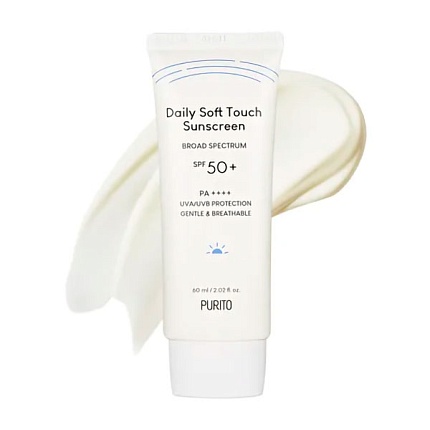 Cолнцезащитный крем на фильтрах нового поколения Purito Daily Soft Touch Sunscreen SPF50+ PA++++ 60мл