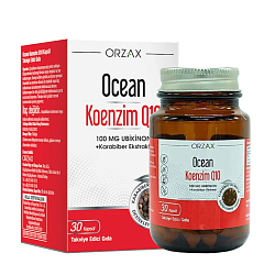 Пищевая добавка для укрепления иммунной системы ORZAX Ocean Koenzim Q10 30капсул