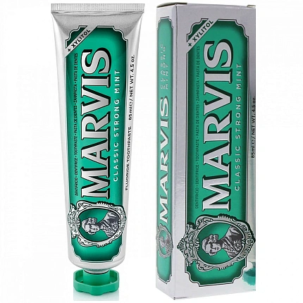 Зубная паста с классической насыщенной мятой Marvis Classic Strong Mint 85мл
