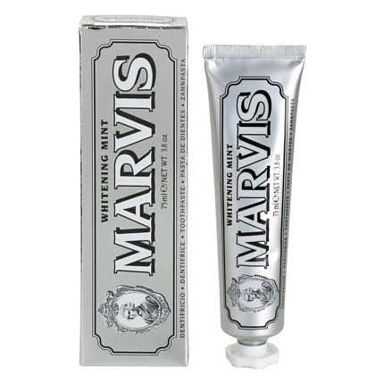 Зубная паста отбеливающая с мятой Marvis Whitening Mint 85мл