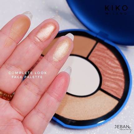 Палетка для лица KIKO Milano Blue Me Complete Look Face Palette лимитка 15,5г
