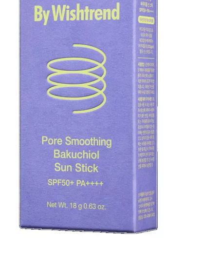 Солнцезащитный стик с бакучиолом By Wishtrend Pore Smoothing Bakuchiol Sun Stick SPF50+ PA++++ 18гр