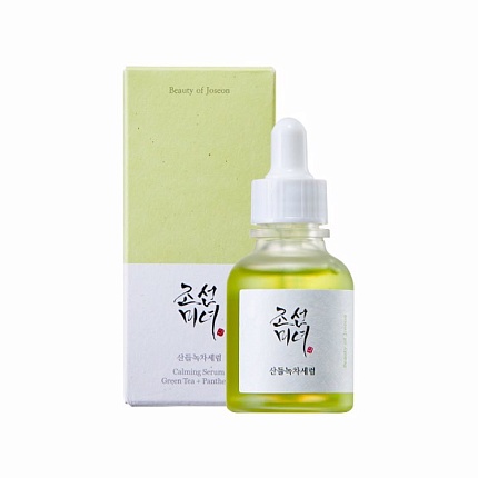 Антиоксидантная успокаивающая сыворотка Beauty of Joseon Calming Serum: Green tea+Panthenol 30мл
